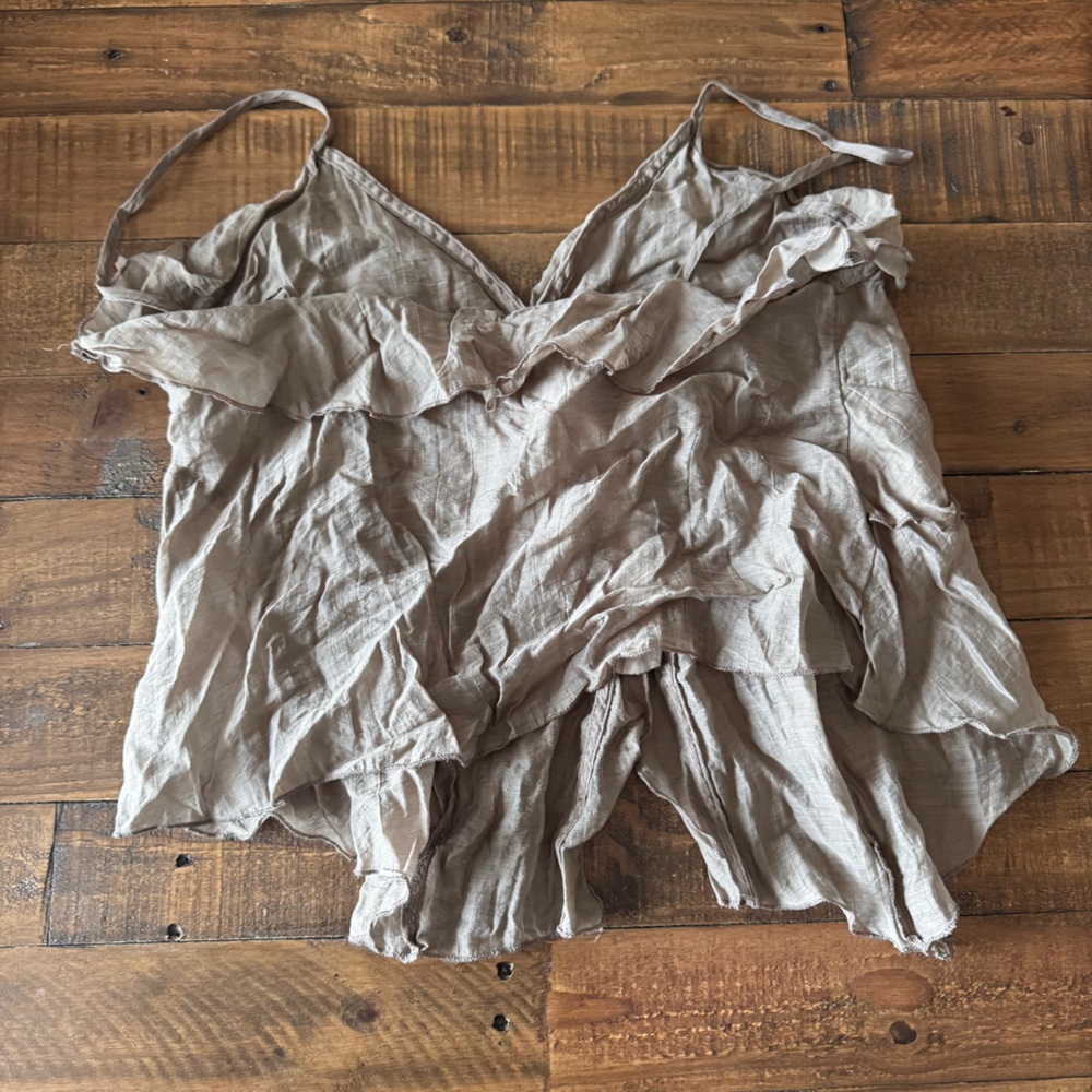 ZARA‎ Sheer Ruffled Cami - Picture 5 of 5